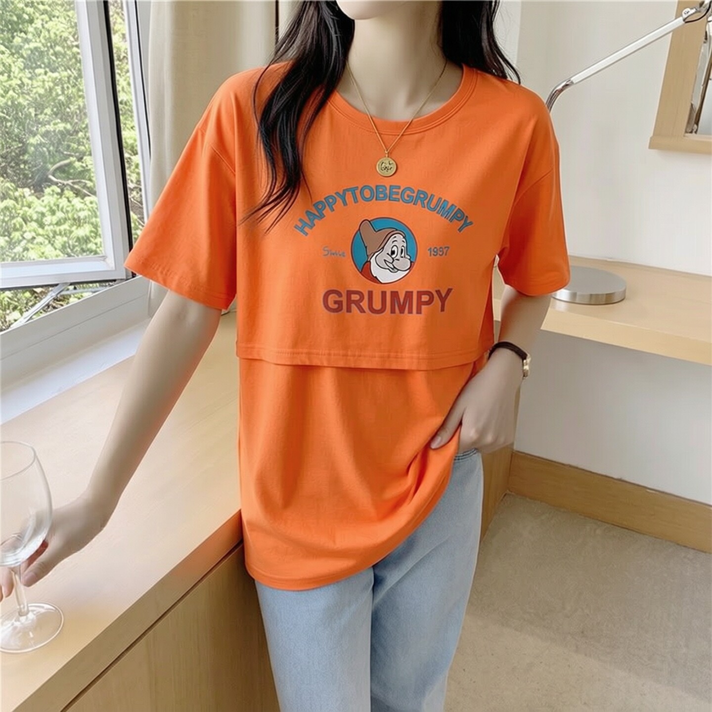 产妇哺乳衣外出夏季短袖薄款T恤上衣宝妈母乳期做坐月子喂奶衣服