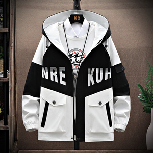 香港正品牌官方潮牌工装外套男孩秋冬季加绒加厚青少年潮流初中高