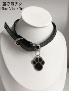 蓝亦気少女 原创猫爪系列自制甜酷二次元猫爪项圈