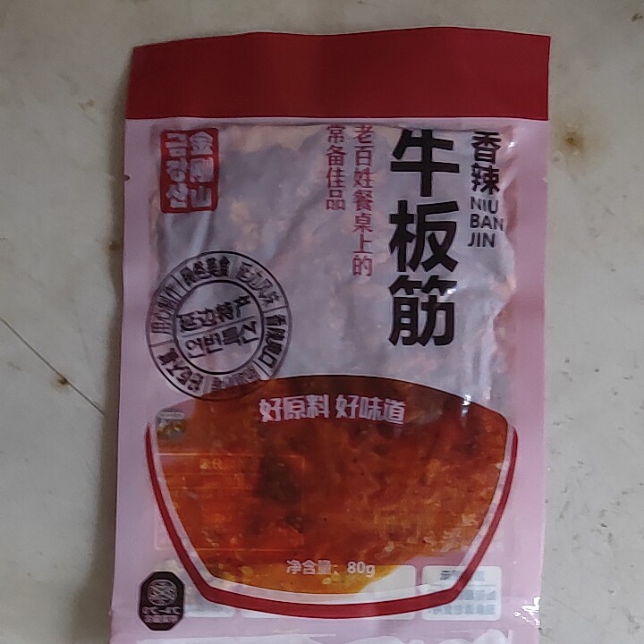 延边特产金刚山拌牛筋韩国泡菜小吃啤酒菜/下饭菜 牛板筋三袋包邮
