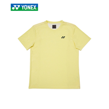 尤尼克斯YONEX羽毛球服速干服运动T恤嫩黄色小鸡黄吸汗梭织男女款
