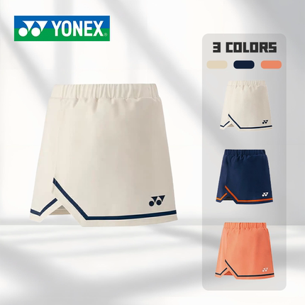 YONEX/尤尼克斯羽毛球裙裤纯色yy速干透气大赛款运动裙裤-26155