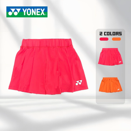 YONEX/尤尼克斯羽毛球裙裤yy速干透气比赛训练运动百褶裙裤-25083