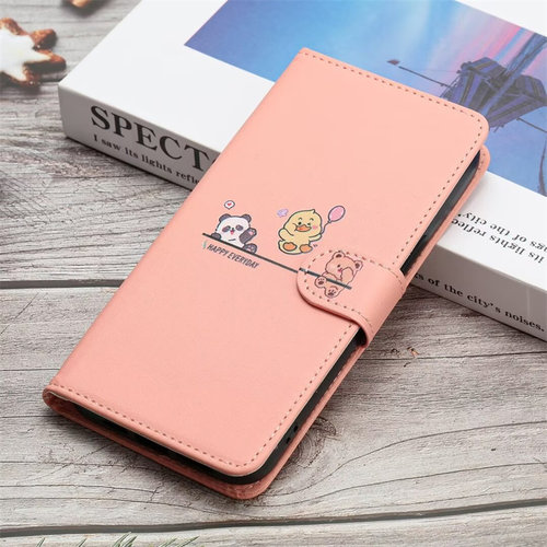 趣味动物适用Iiphone18promax/air/17e/14plus/13/12/11可爱苹果16e翻盖手机壳XR防摔8p保护插卡15电话套se2