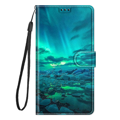 绿极光适用Galaxy A55/A35/A25/A15 5G三星A13/A23/A33/A53翻盖手机壳A12/A22/A32/A42/A52电话皮套A14/A54
