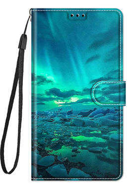 绿极光适用Galaxy A55/A35/A25/A15 5G三星A13/A23/A33/A53翻盖手机壳A12/A22/A32/A42/A52电话皮套A14/A54