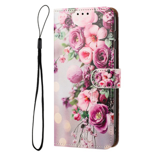 花束适用GalaxyA37/A17/A27/A07/A57三星A26/A16/A36/A56/A15/A35A55翻盖手机壳A22A32A54A34A33A53保护皮套