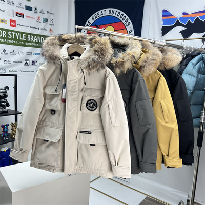 鹅平替防风保暖防泼水羽绒服