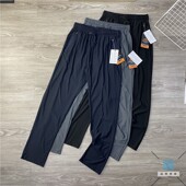 男运动直筒裤 冰丝速干松紧腰高弹力休闲裤 男士 超薄垂顺四面弹夏季