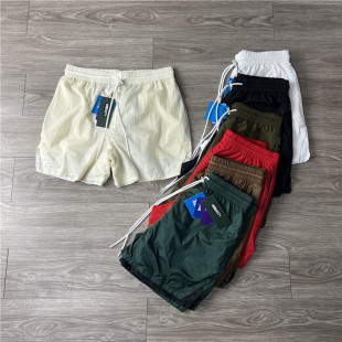 男潮 YKK拉链抽绳宽松低档休闲速干短裤 东丽面料FOG款 网眼内衬夏季