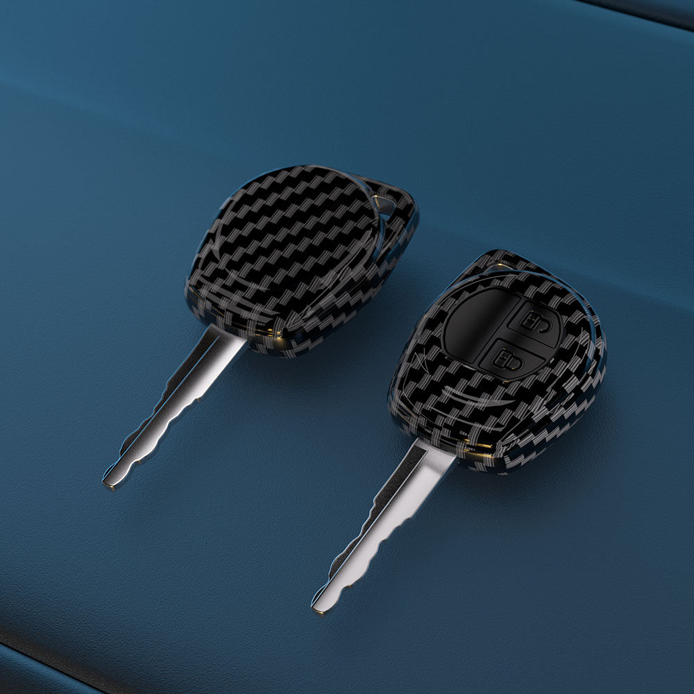 铃木吉姆尼启悦雨燕SX4天语直板钥匙套羚羊利亚纳奥拓碳纤壳包扣