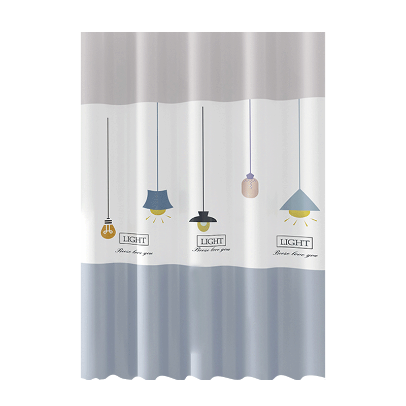 浴室保暖浴帘布卫生间隔断免打孔套装门帘挂帘防水布洗澡间挡水帘