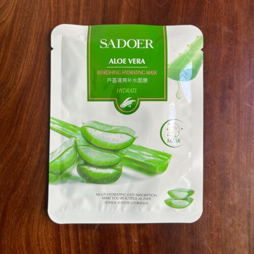 sadoer Aloe vera Refreshing hydrating mask moistures student