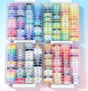 盒装现成拼豆补充全色系MARD黄豆豆小舞COCO2.6mm221色全套补充包