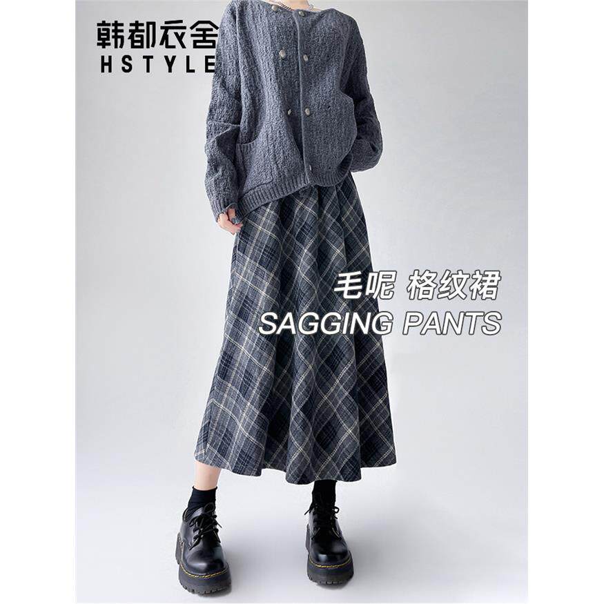 格子半身裙女2025新款秋