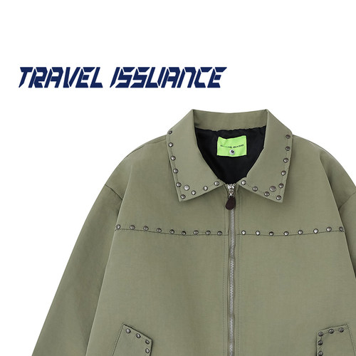 翻领宽松百搭夹克外套ins潮牌