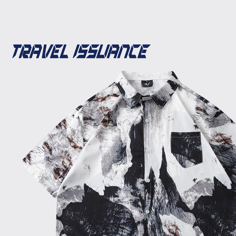 TRAVEL ISSUANCE 不明所以 设计感原创纹理个性情侣