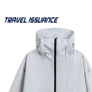 TRAVEL ISSUANCE 每一场暴晒 日系男女夏季连帽宽松防晒衣外套BF