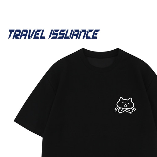 纯色短袖宽松cleanfit百搭T恤