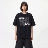 TRAVEL T恤BF 痞帅复古字母印花宽松休闲短袖 ISSUANCE 走不出迷宫