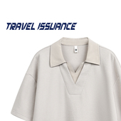 TRAVEL T恤男女 日系休闲潮牌纯色百搭宽松短袖 ISSUANCE 是无尽夏