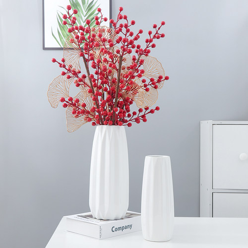 陶瓷祖母绿花瓶客厅北欧