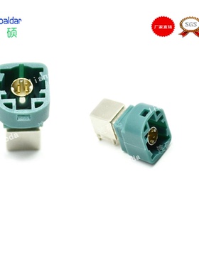 LVDS 4P车载连接器 HSD4+2 6P汔车转接头 新宝来插板式座母头公头