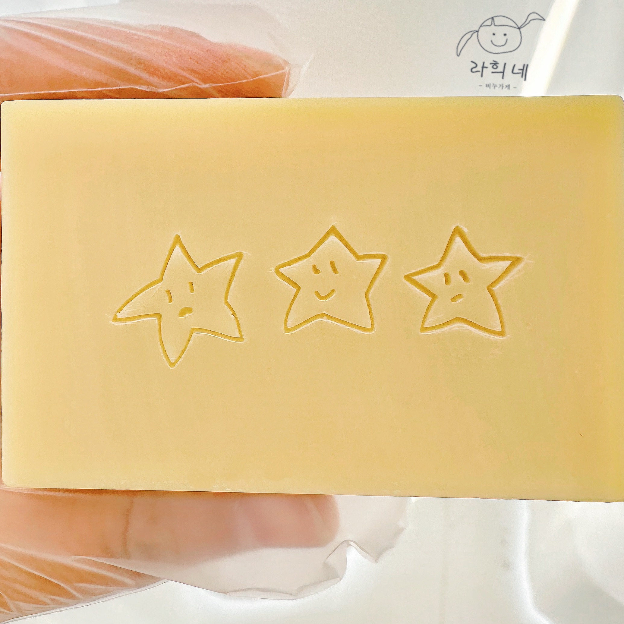 三颗星 高透亚克力 手工皂印章