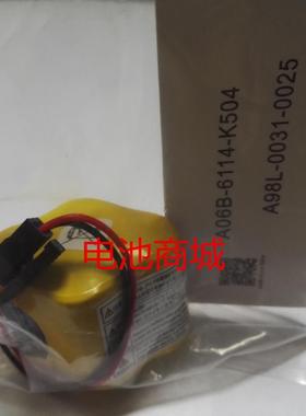 BR-2/3AGCT4A A98L-0031-0025 A06B-6114-K504黑色插头FANUC电池