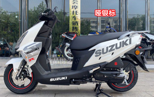 铃木摩托suzuki减震拉花版画贴纸