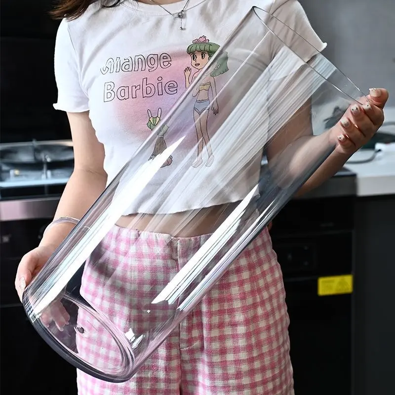 亚克力防摔花瓶摆件客厅插花透明富贵竹水培器皿轻奢高级感醒花桶