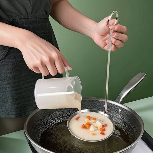 油炸粑粑模具烙饼勺子不锈钢炸虾饼花生豆煎饼器炸豆饼油墩子工具