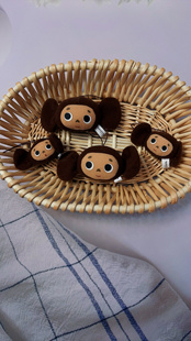 大耳朵猴查布Cheburashka绝版稀有中古挂件