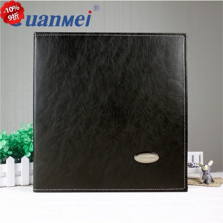 正品广美大本20页40张12寸覆膜白卡自粘相册家庭结婚影集情侣相册