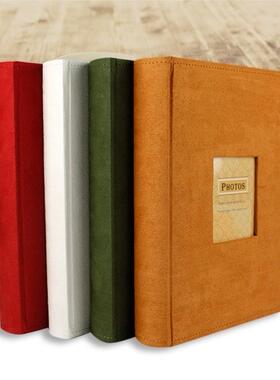 广美绒布DIY手工相册4D4R6寸宝宝儿童成长记录相簿插页式影集特价