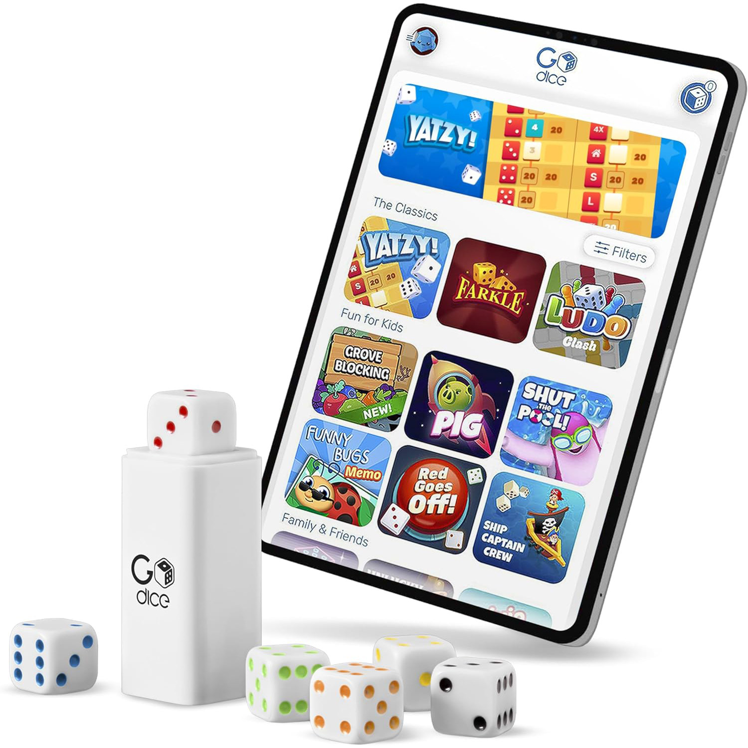 GoDice智能骰子互动应用游戏正版