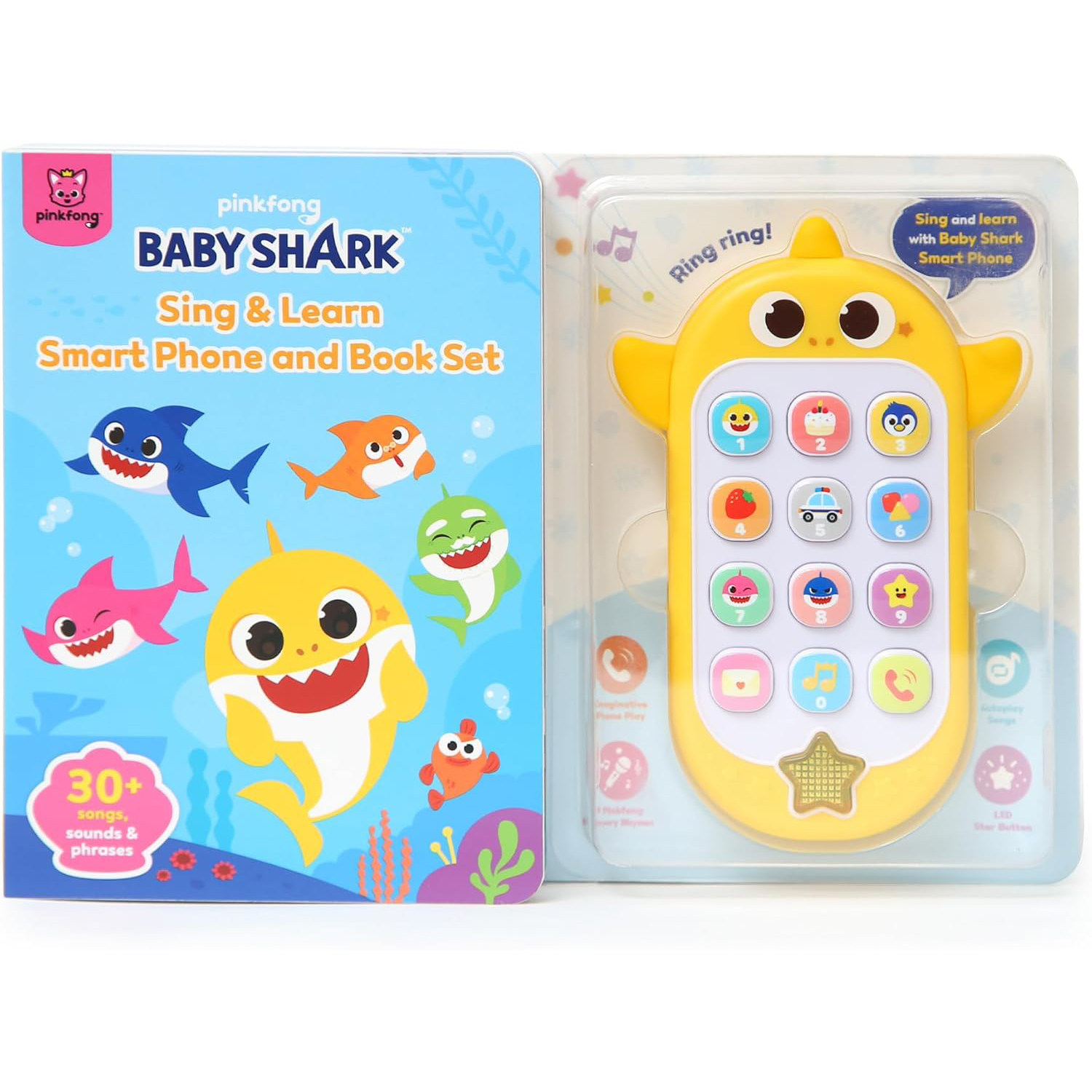 鲨鱼宝宝平板歌曲语音颜色形状婴幼儿歌益智玩具正版 Baby Shark