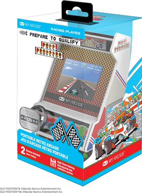 经典怀旧日本北美街机赛车游戏1982 POLE POSITION 手提玩具正版