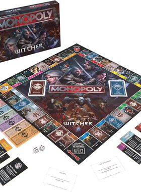 猎魔人经典游戏大富翁强手棋游戏玩具正版 The Witcher Monopoly