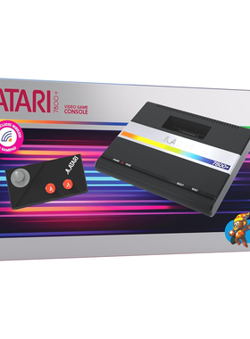复古怀旧雅达利游戏机兼容7800+2600无线手柄高清玩具正版 Atari