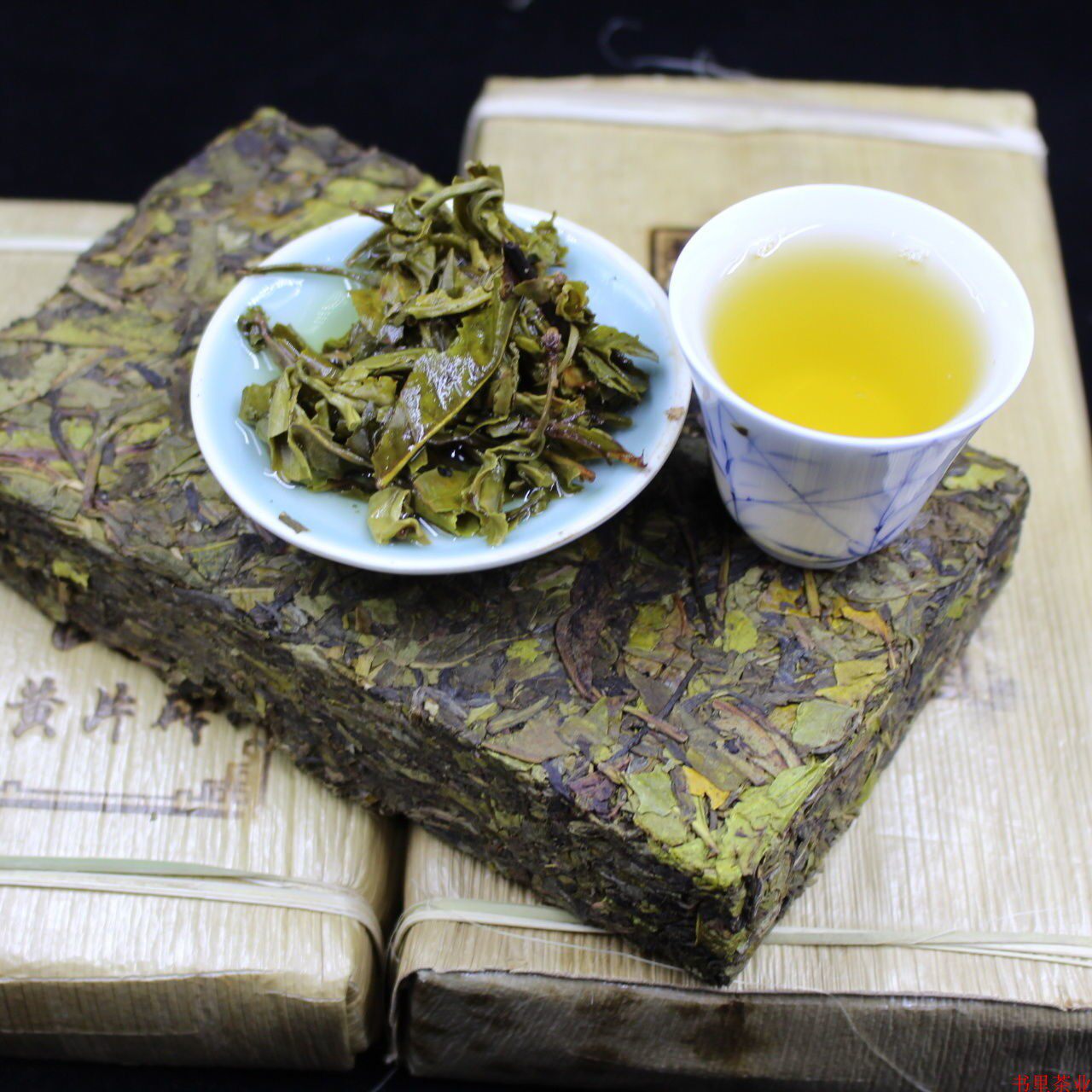 茶叶普洱生茶冰岛黄叶生茶砖云南勐库普洱古树纯料砖茶500g1000g