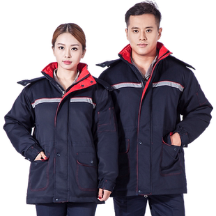 加油站工作服冬装防静电棉衣套装男冬天油田工作服棉服劳保服棉袄