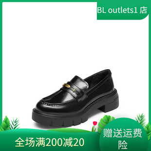 方枪枪同款思加图2024秋季新款秋叶伯爵乐福鞋厚底小皮鞋EGB27CA4