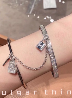 满钻层叠手镯V金欧美女款