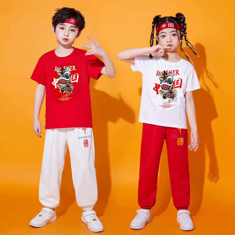 儿童啦啦队演出服小学生运动会服装六一幼儿园爵士舞啦啦操表演服