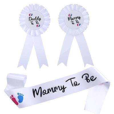 准爸爸妈妈派对徽章肩带