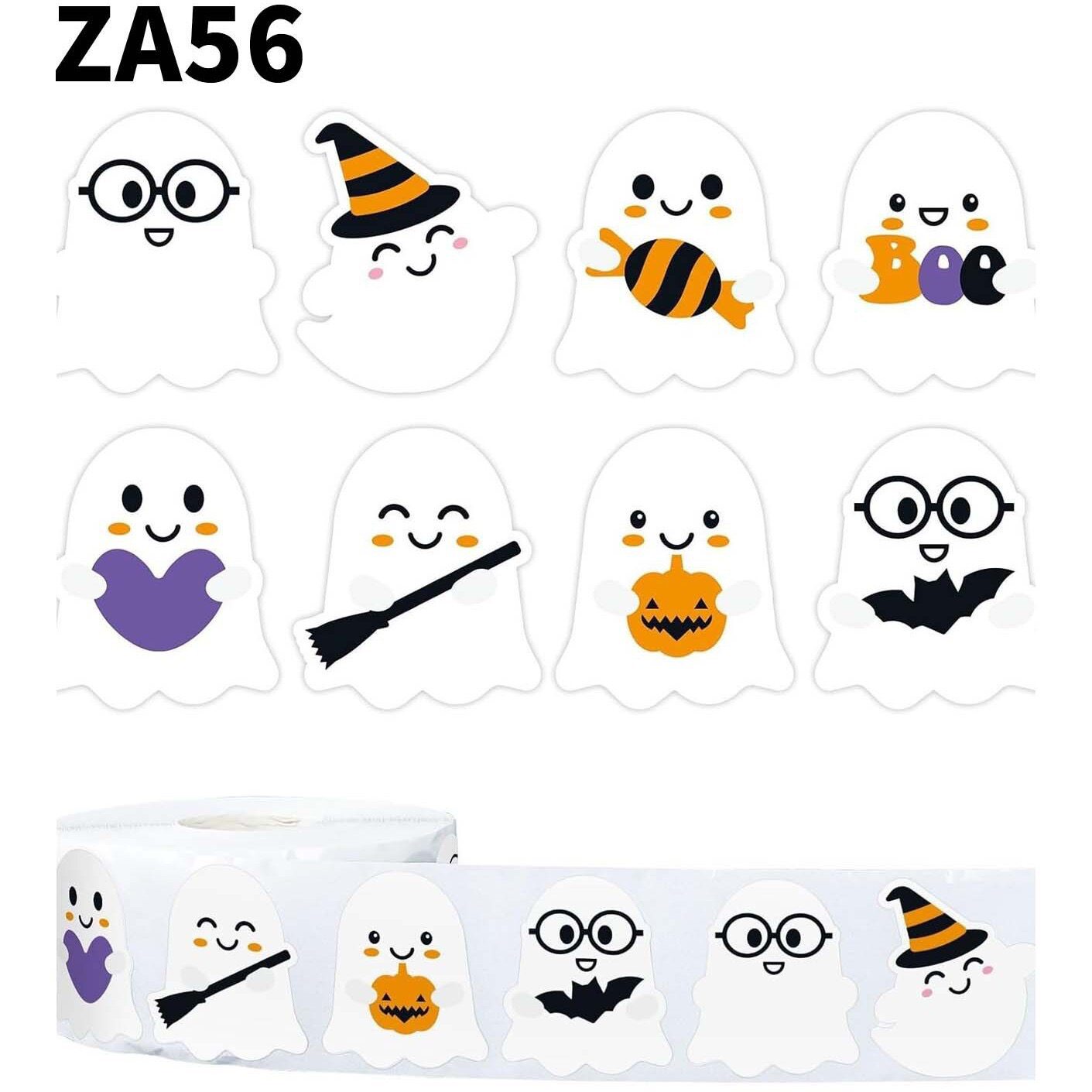 HAPPY HALLOWEEN 万圣节贴纸礼物包装封口贴 Q-ZA56