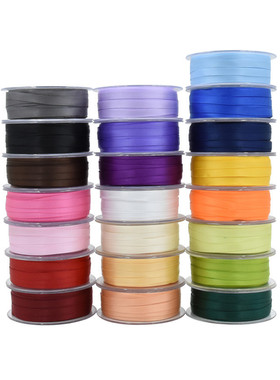 包装带装饰带 6MM彩色纯色丝带织带 LCT011-6