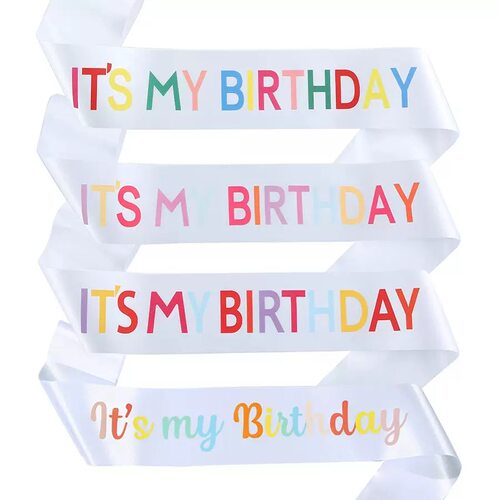 HAPPY BIRTHDAY 生日肩带礼仪带 JD041JD042JD066