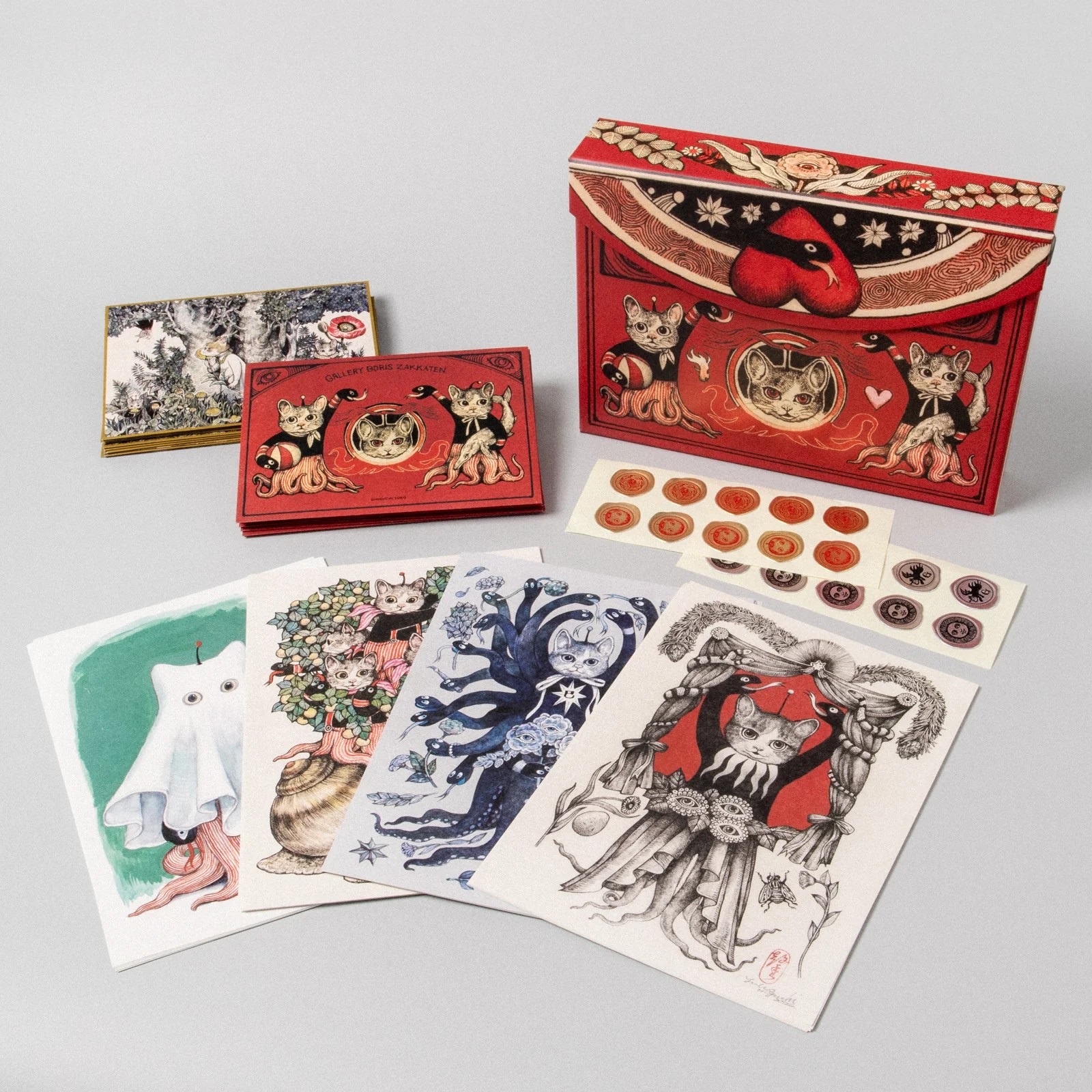 樋口裕子插画信封信纸纸盒